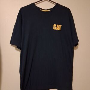 Black CAT Work Shirt large